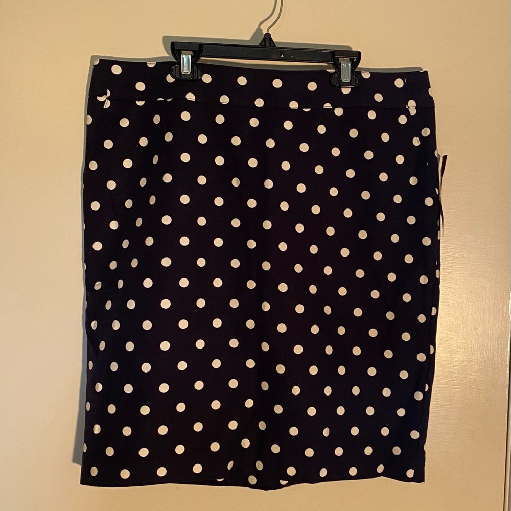 Woman’s polka dot skirt